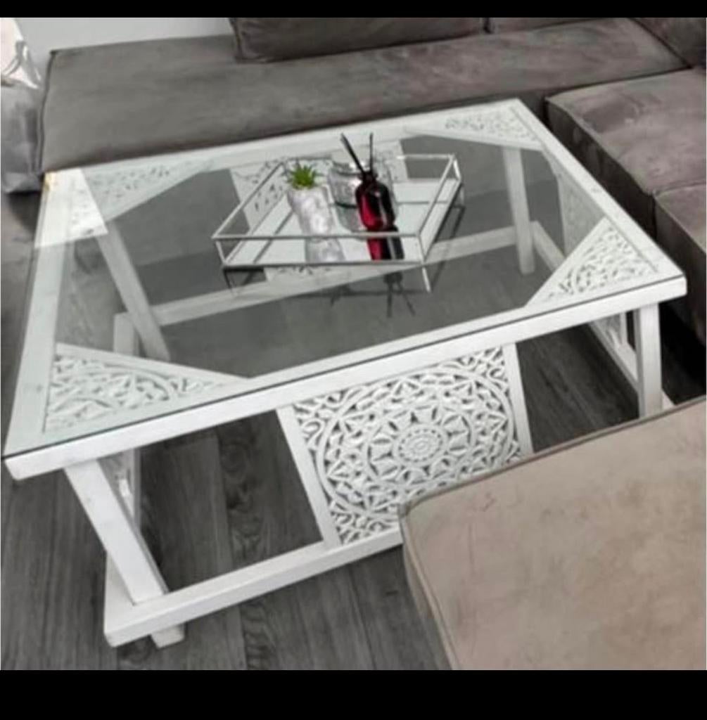 Table orientale, Maison & Meubles, 100 à 150 cm, Carré, 100 à 150 cm, Enlèvement
