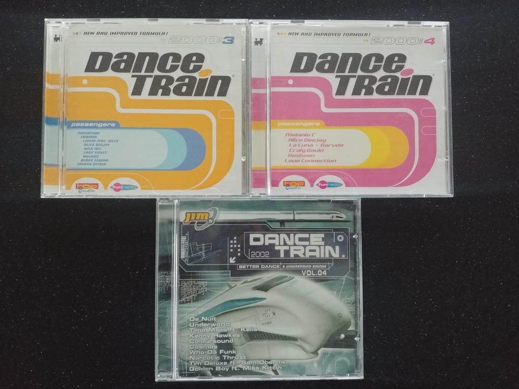 Dance train 2000/3, 2000/4 en 2002/4, Ophalen of Verzenden, Zo goed als nieuw, Dance Populair, Boxset