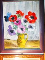 Tableau représentant un bouquet de fleurs.(Daté et signé), Enlèvement ou Envoi