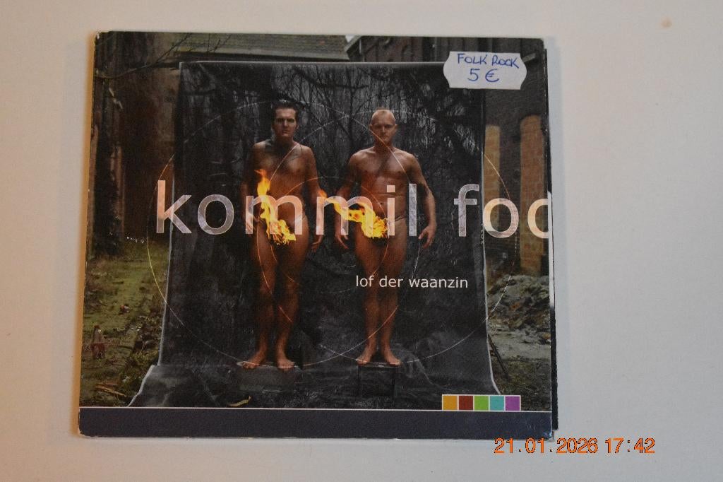 cd : Kommil Foo - Lof der Waanzin (Rock/Folk), Cd's en Dvd's, Cd's | Nederlandstalig, Ophalen of Verzenden, Gebruikt, Rock