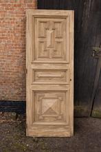 Vintage volhouten deur, Doe-het-zelf en Bouw, Deuren en Vliegenramen, Gebruikt, 215 cm of meer, Hout, Ophalen