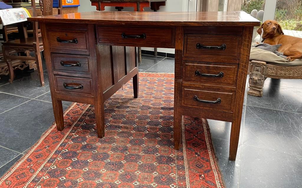 Vintage eiken bureau, Enlèvement