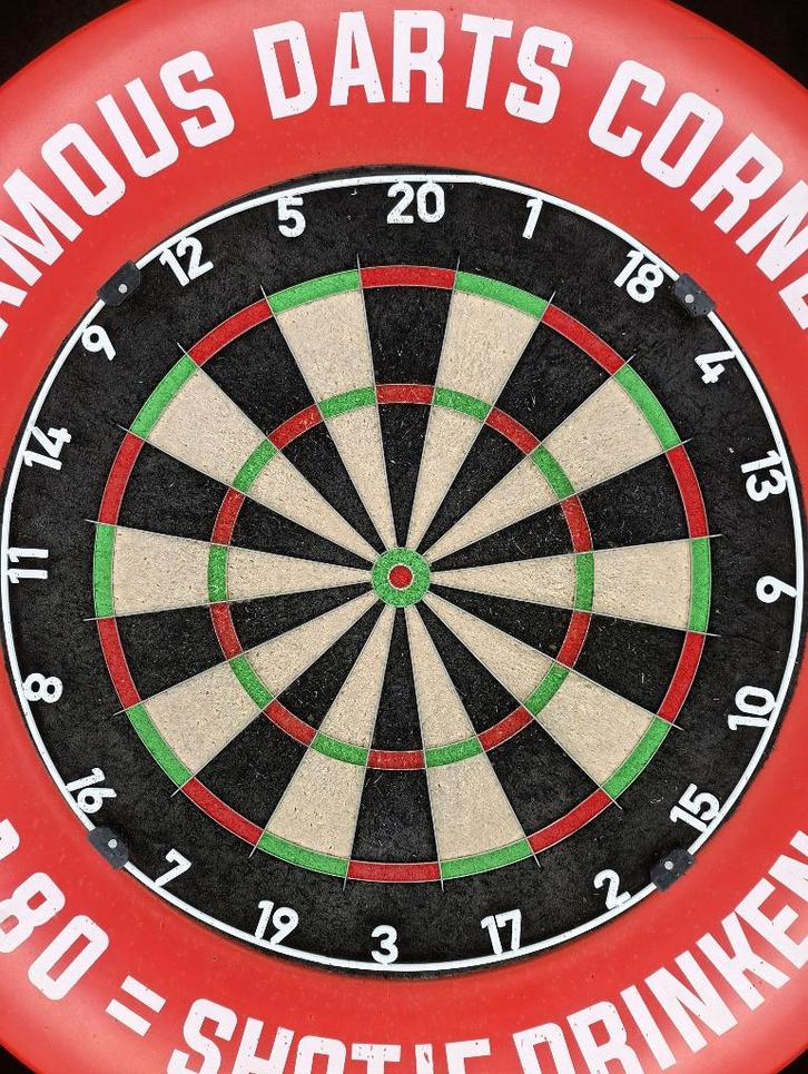 Dartsbord Dart bord Dartbord NPQ, Sport en Fitness, Darts, Gebruikt, Dartbord, Ophalen