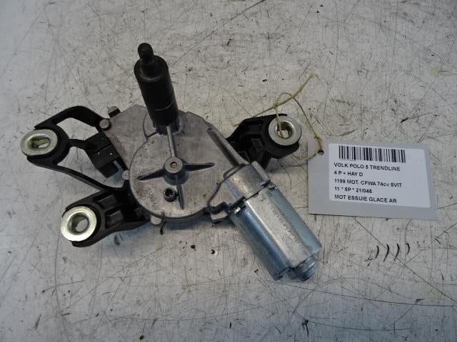 MOTEUR ESSUIE-GLACE ARRIÈRE Polo V (6R) (5K6955711B), Utilisé, Volkswagen