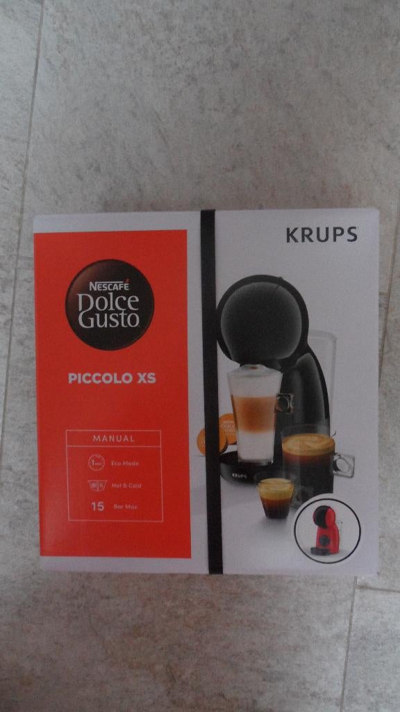 DOLCE GUSTO PICCOLO XS ROUGE NEUVE, Enlèvement ou Envoi, Neuf, Dosettes et capsules de café