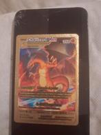 Carte dorée Charizard VMAX Gigante G-MAX ultra rare ! ! !, Enlèvement ou Envoi, Neuf, Cartes en vrac, Foil