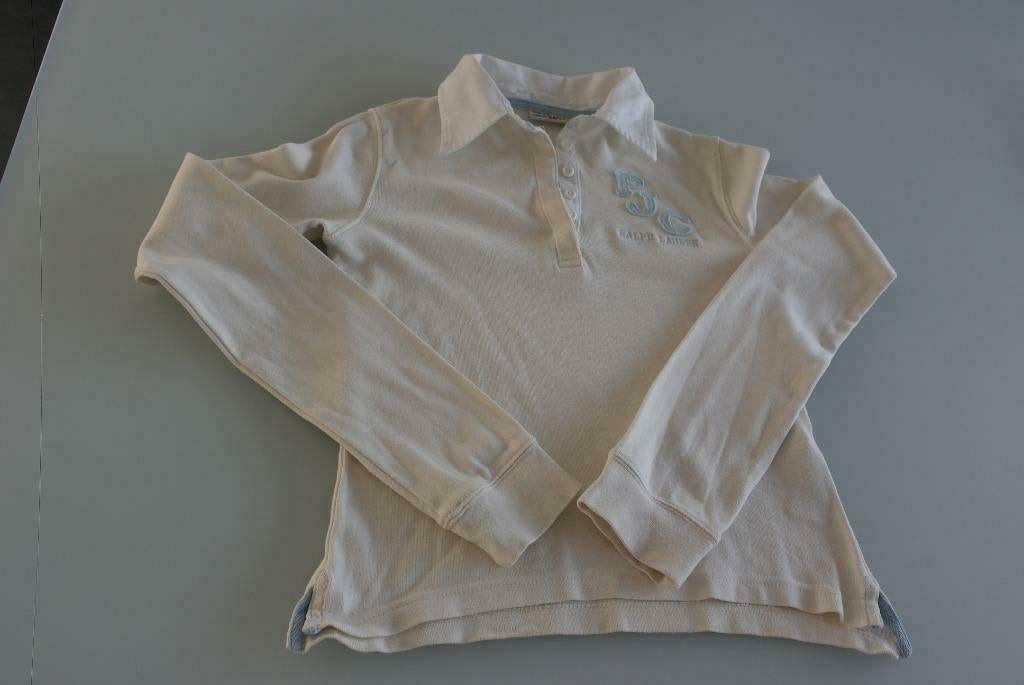 ecru polo met lange mouwen ralph lauren polo jeans maat : S, Polo Ralph Lauren, Beige, Ophalen of Verzenden, Zo goed als nieuw