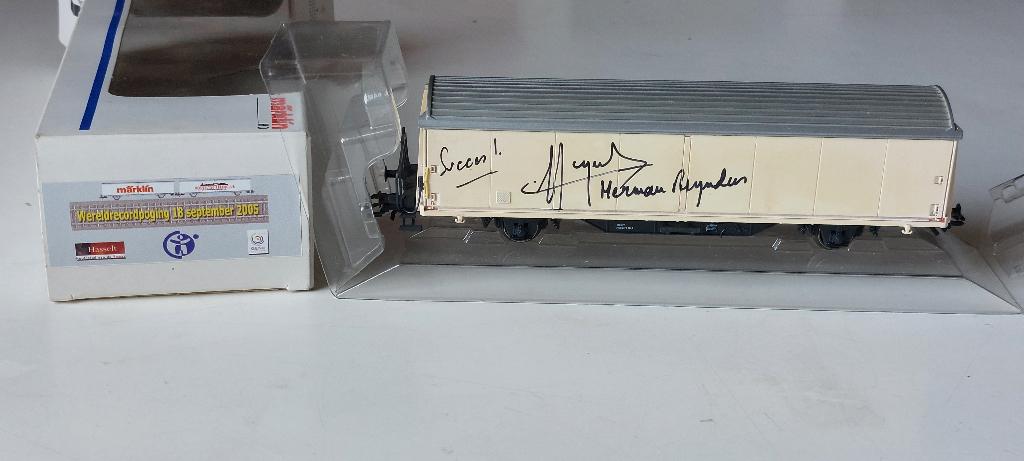 MARKLIN WERELDRECORDPOGING 18/09/2005 HO*AC* V4, Hobby & Loisirs créatifs, Trains miniatures | HO, Comme neuf, Wagon, Märklin