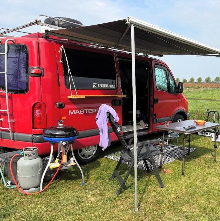 Renault Master Campervan 2.5 Diesel – Solar – Diesel Heater, Caravans en Kamperen, Mobilhomes, Bedrijf, Diesel, Ophalen