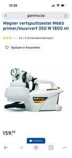 Wagner verfspuittoestel W665 primer/muurverf 350 W 1800 ml, Bricolage & Construction, Enlèvement