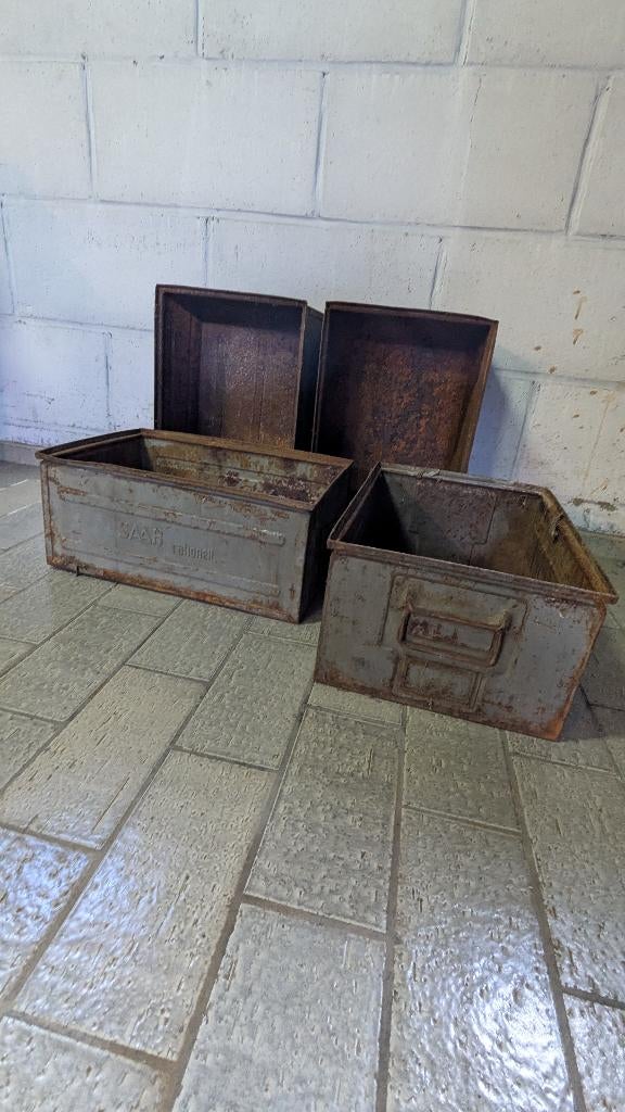 Metalen bakjes te koop, Ophalen, Gebruikt