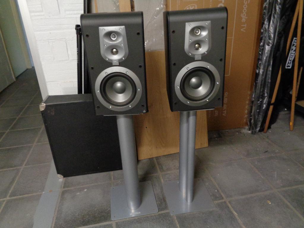 JBL ES30 met statieven, Enlèvement, Utilisé, Haut-parleurs Frontaux, Arrière ou Stéréo, JBL