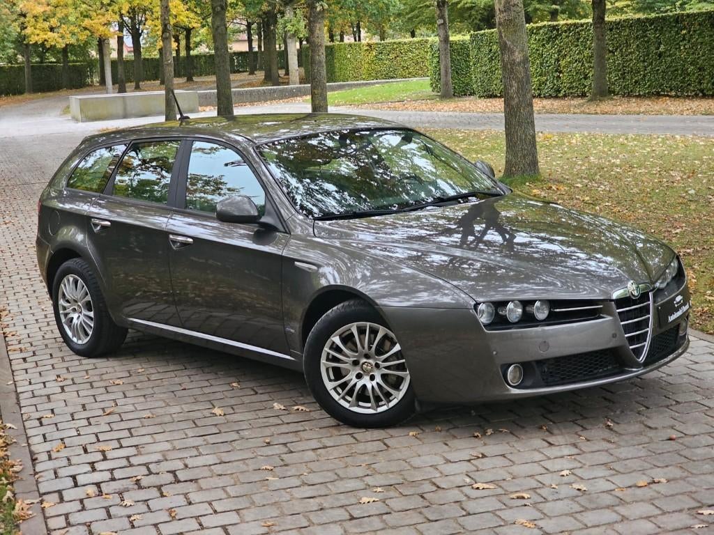 Alfa romeo 159 JTDM 1.9 diesel | handgeschakeld | leder, Auto's, Electronic Stability Program (ESP), Zwart, Leder, Bedrijf