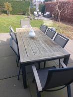 Tuintafel + 8 tuinstoelen, Tuin en Terras, Tuinsets en Loungesets, Ophalen