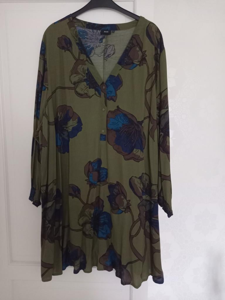 ZGAN kleed MT58/60 oksel-oksel 88cm lengte 1,07cm, Kleding | Dames, Grote Maten, Ophalen of Verzenden