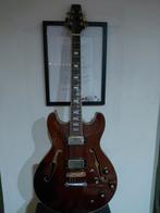 “Vintage Aria Pro II TA-65 Semi Hollow – ES335 stijl – jaren, Muziek en Instrumenten, Ophalen of Verzenden, Hollow body, Gibson