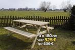 Lot van 3 picknicktafels 180 cm 525 €, Ophalen