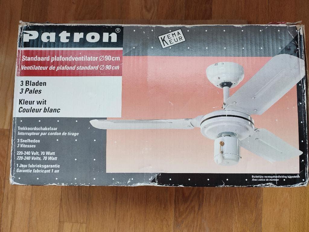 plafond ventilator, Electroménager, Ventilateurs, Enlèvement, Comme neuf, Ventilateur de plafond