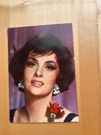 Postkaart met foto filmster Gina Lollobrigida -Jaren 1960, Envoi, Utilisé, Film, Photo ou Carte