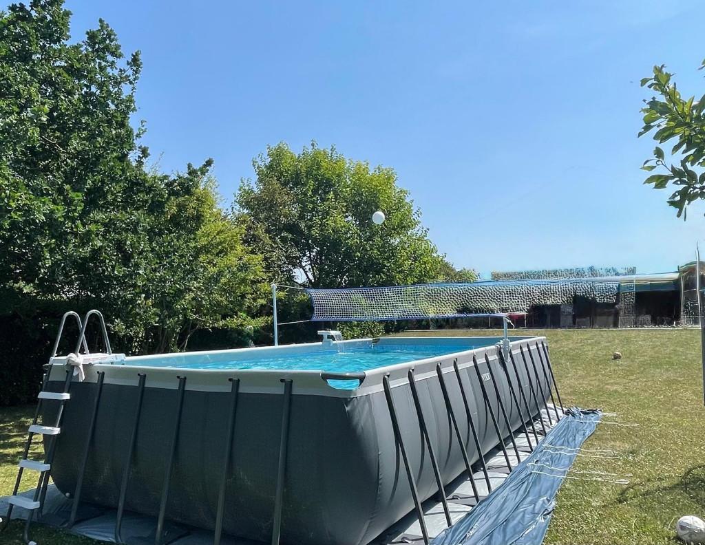 Piscine Intex 7x3m, Jardin & Terrasse, 300 cm ou plus, Enlèvement, Utilisé, Rectangulaire