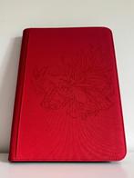 Classeur à 9 poches Pokemon rouge gravé — 360 cartes, Hobby & Loisirs créatifs, Enlèvement ou Envoi, Neuf, Autres types