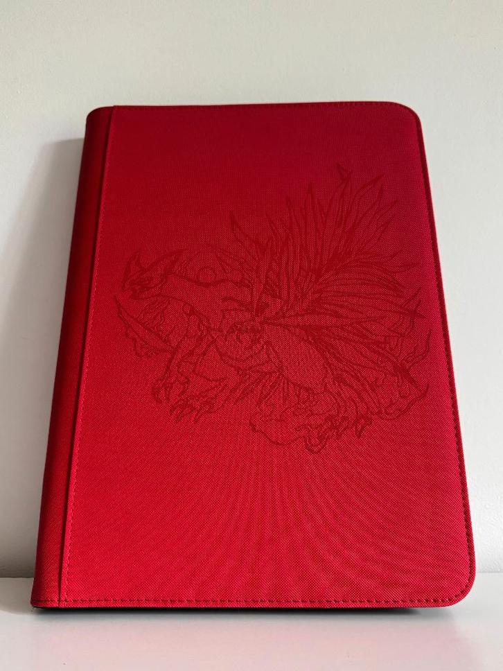Custom Engraved Red Pokemon 9-Pocket binder – 360 Kaarten, Hobby en Vrije tijd, Verzamelkaartspellen | Pokémon, Nieuw, Overige typen