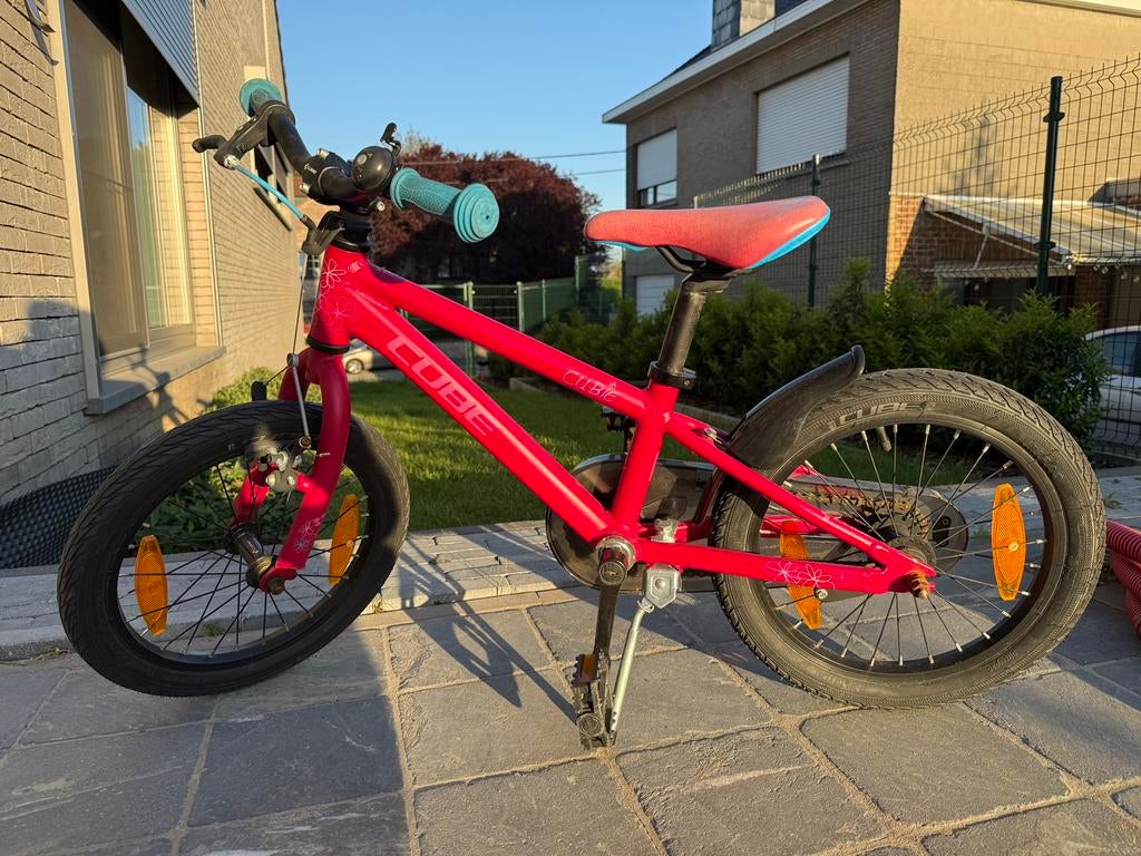 Cube kinderfiets 16" - 4 tot 6 jaar, Fietsen en Brommers, Ophalen, Gebruikt, Terugtraprem