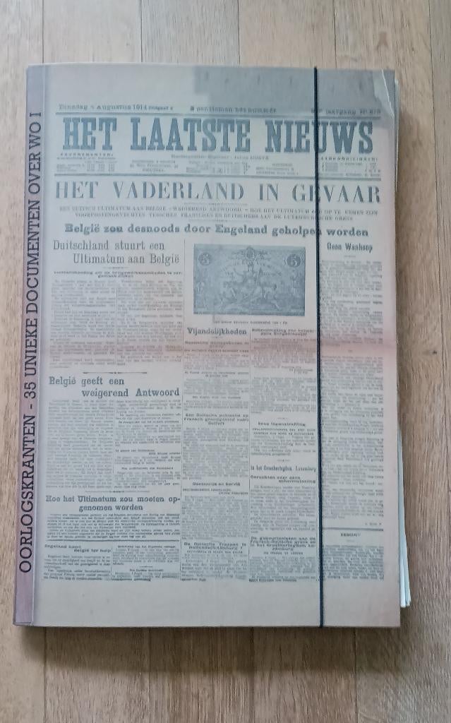 OUDE OORLOGSKRANTEN, Enlèvement, Comme neuf
