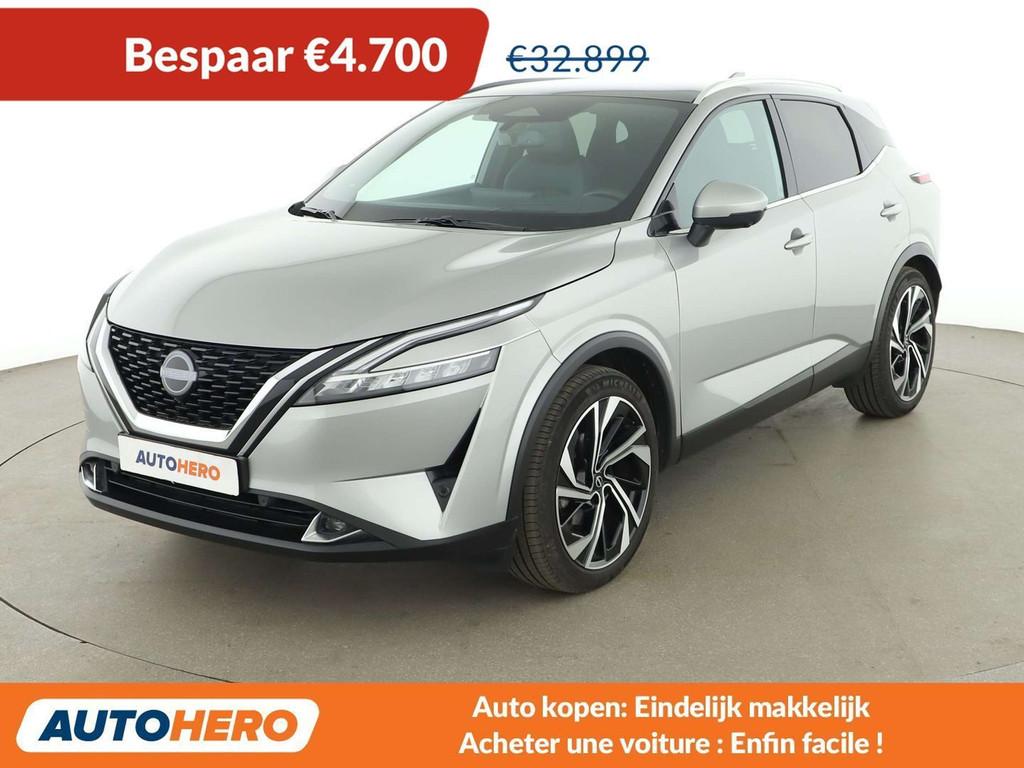 Nissan QASHQAI 1.3 DIG-T Mild-Hybrid N-Connecta 4x4, Auto's, Nissan, Automaat, Gebruikt, 1645 kg, Leder