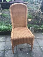 4 rieten stoelen, Ophalen of Verzenden, Gebruikt