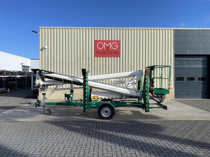 2005 Niftylift 170 HE, Aanhanger hoogwerker, 17 meter, Zakelijke goederen, Machines en Bouw | Liften, Steigers en Ladders