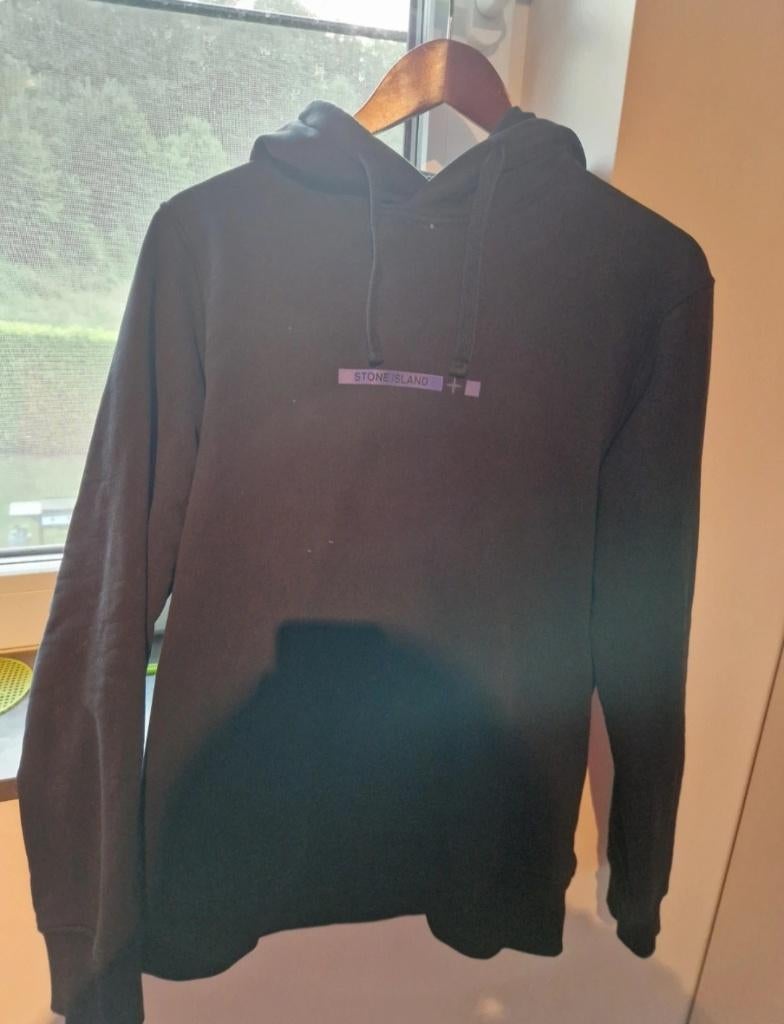 Sweat à capuche stone island, Stone Island, Enlèvement, Noir, Taille 52/54 (L)
