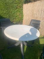 set van 4tuinstoelen met ronde tafel Hartman, Tuin en Terras, Ophalen, Gebruikt