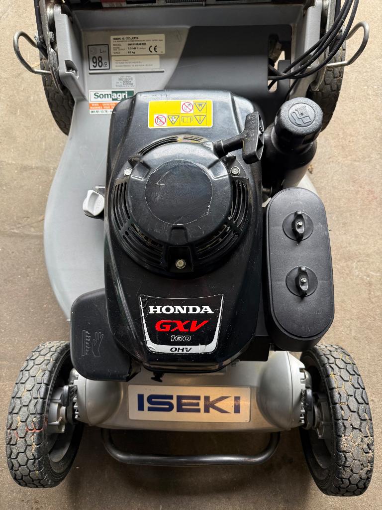 Tondeuse iseki, Jardin & Terrasse, Enlèvement, Comme neuf, 50 cm ou plus, Sac de ramassage