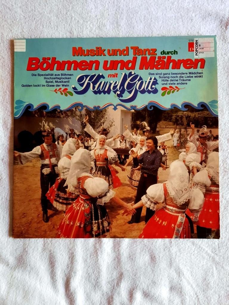 Karel Gott - Musik und Tanz durch Böhmen und Mähren, Cd's en Dvd's, Vinyl | Overige Vinyl, Gebruikt, Inclusief binnenhoes, Originele persing