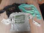3 x longsleeve maat 122 - 128, Ophalen of Verzenden, Zo goed als nieuw, Meisje, Shirt of Longsleeve