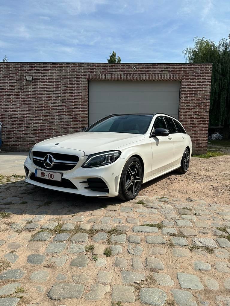 Mercedes C200d 2019 amg pack full option! + winterset, Auto's, Automaat, Achterwielaandrijving, Parkeerassistent, 4 cilinders