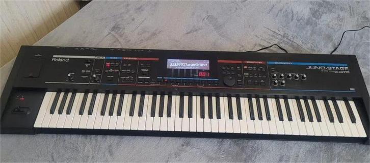 Roland juno-stage 76, Muziek en Instrumenten, Synthesizers, Gebruikt, 88 toetsen, Roland, Met midi-aansluiting, Met standaard