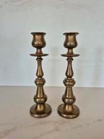 2 koperen kandelaars, Ophalen of Verzenden, Koper of Brons
