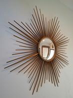 Miroir soleil 90.50cm signé chaty vallauris 1960 convexe, Enlèvement ou Envoi
