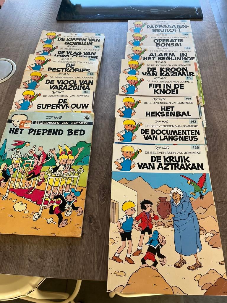 Jommeke, Meerdere stripboeken, Ophalen, Gelezen