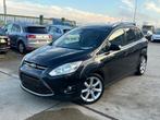 Ford Grand C-max 1.6L Diesel 7PL, Auto's, Euro 5, Zwart, Bedrijf, 1560 cc