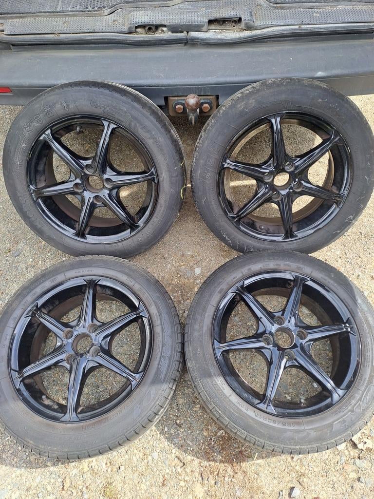 Jantes 4x100, Autos : Pièces & Accessoires, Pneus & Jantes, Enlèvement, 15 pouces, Pneus et Jantes