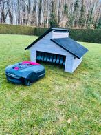 Robotmaaier huisje, Ophalen