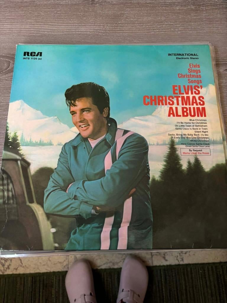 Elvis lp, Elvis sings Christmas songs, Duitse persing,, Ophalen of Verzenden, Zo goed als nieuw, Rock-'n-Roll, 12 inch
