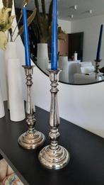 2 CHANDELIERS EN MÉTAL ARGENTÉ, Enlèvement ou Envoi