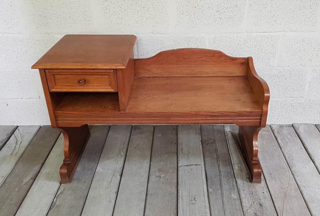 telefoonbank, Antiquités & Art, Antiquités | Meubles | Chaises & Canapés, Enlèvement