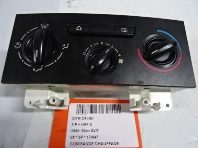 PANNEAU DE COMMANDE CHAUFFAGE C4 Berline (LC) (C3436B5CH), Autos : Pièces & Accessoires, Tableau de bord & Interrupteurs, Citroën
