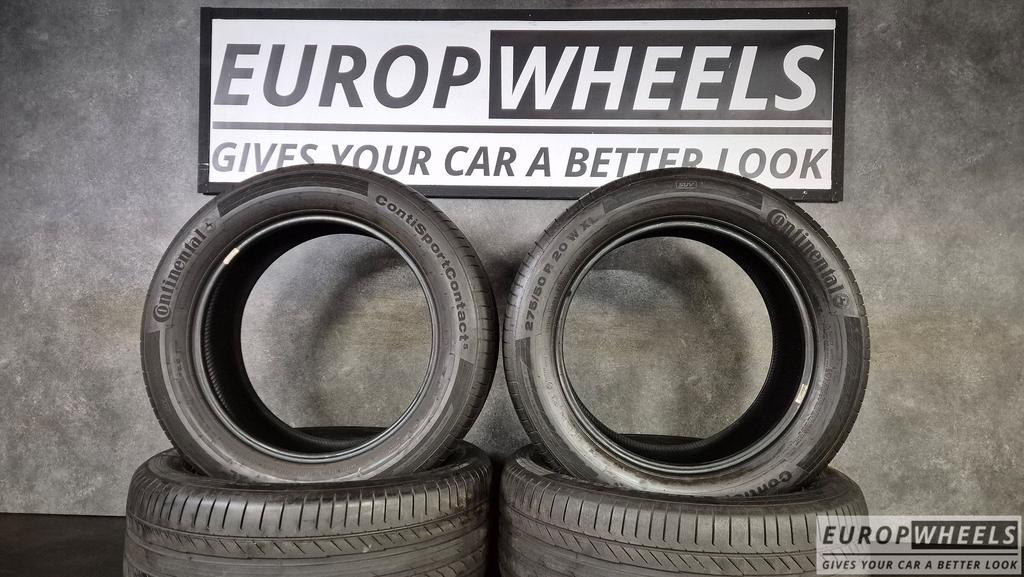 4x 275 50 20 Zomerbanden Comtinental Sport contact, Auto-onderdelen, Gebruikt, -, 275 mm, -