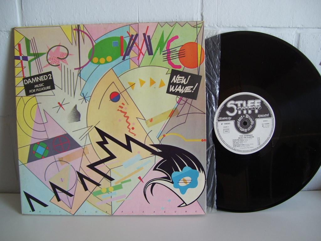 THE DAMNED  music for pleasure, CD & DVD, Vinyles | Rock, 12 pouces, Enlèvement ou Envoi, 1970 - 1979, Utilisé
